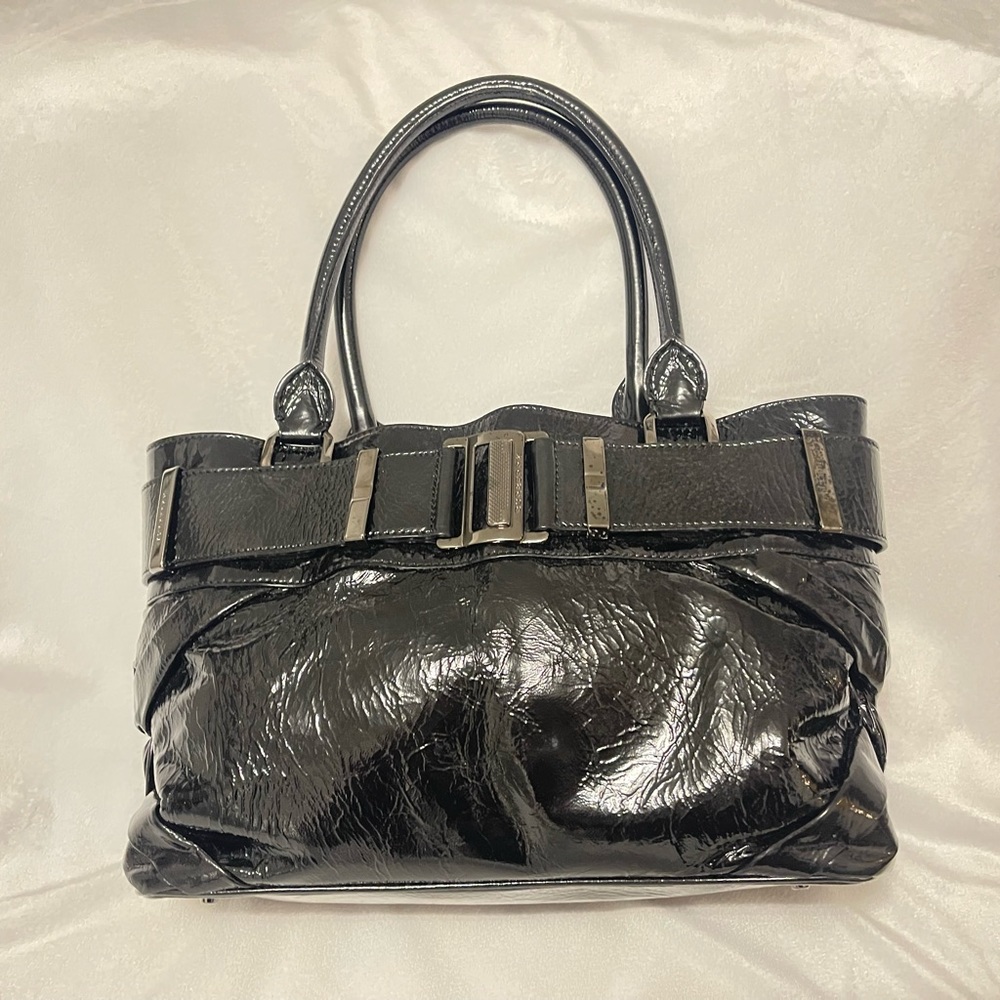 Patent Leather black Burberry Hand bag